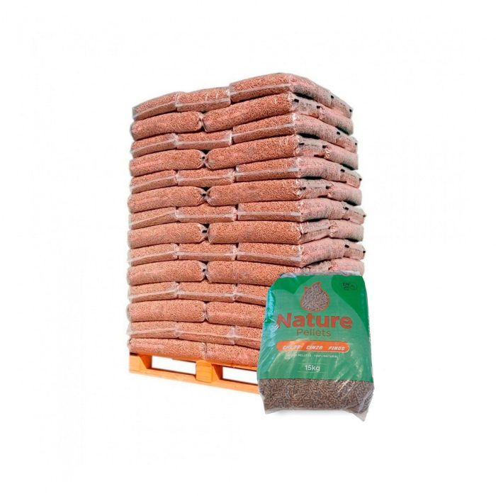 Pellets certificados Nature 6 mm Palé 65 sacos de 15 kg - Imagen 1